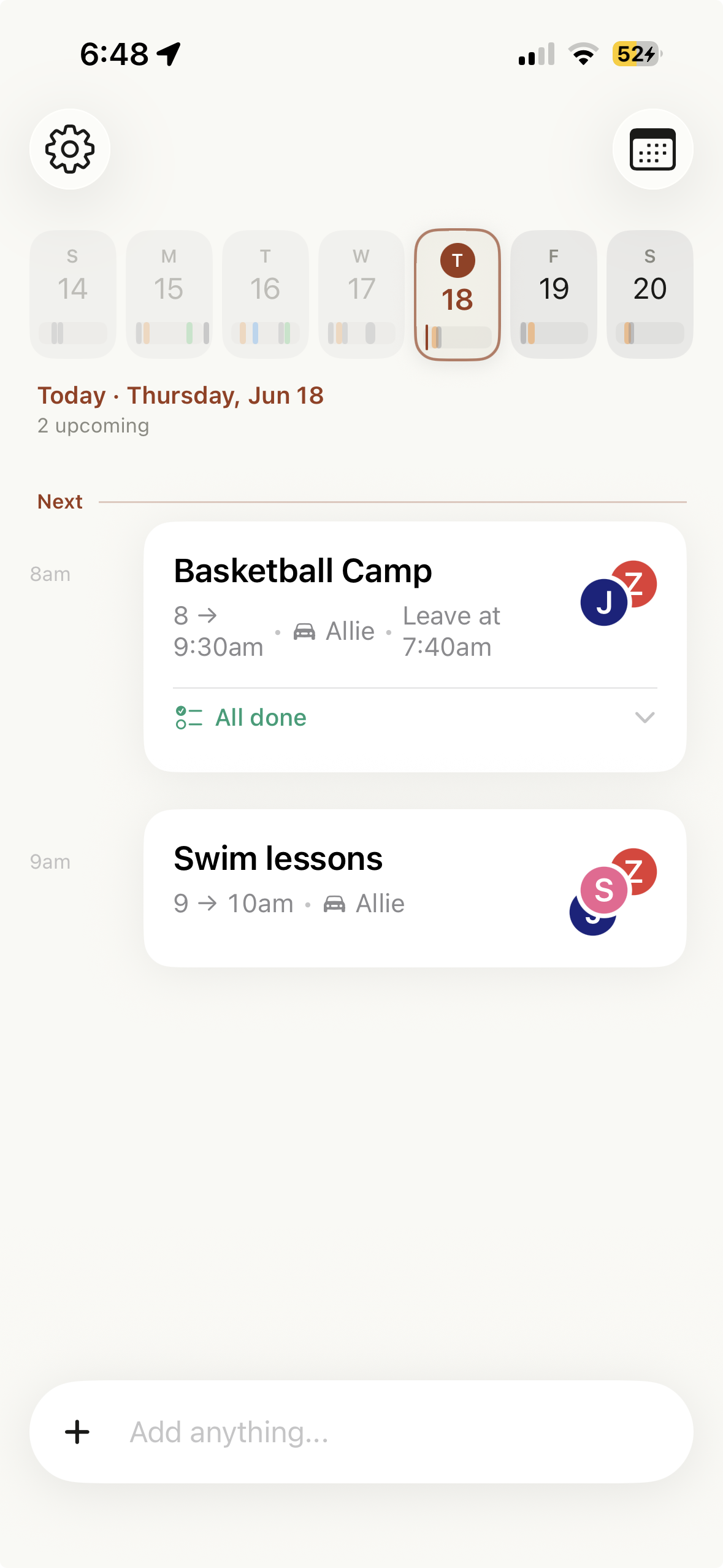 Haven app screenshot